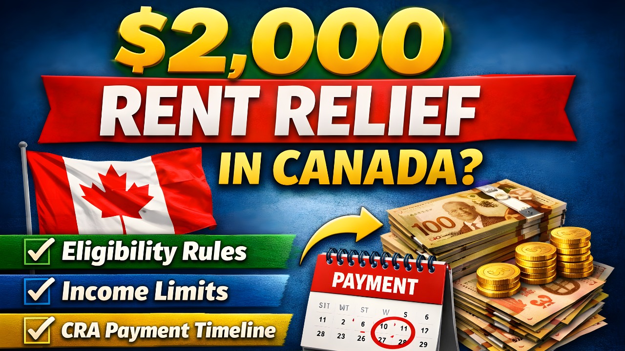 $2,000 Rent Relief in Canada? Eligibility Rules, Income Limits & CRA Payment Timeline