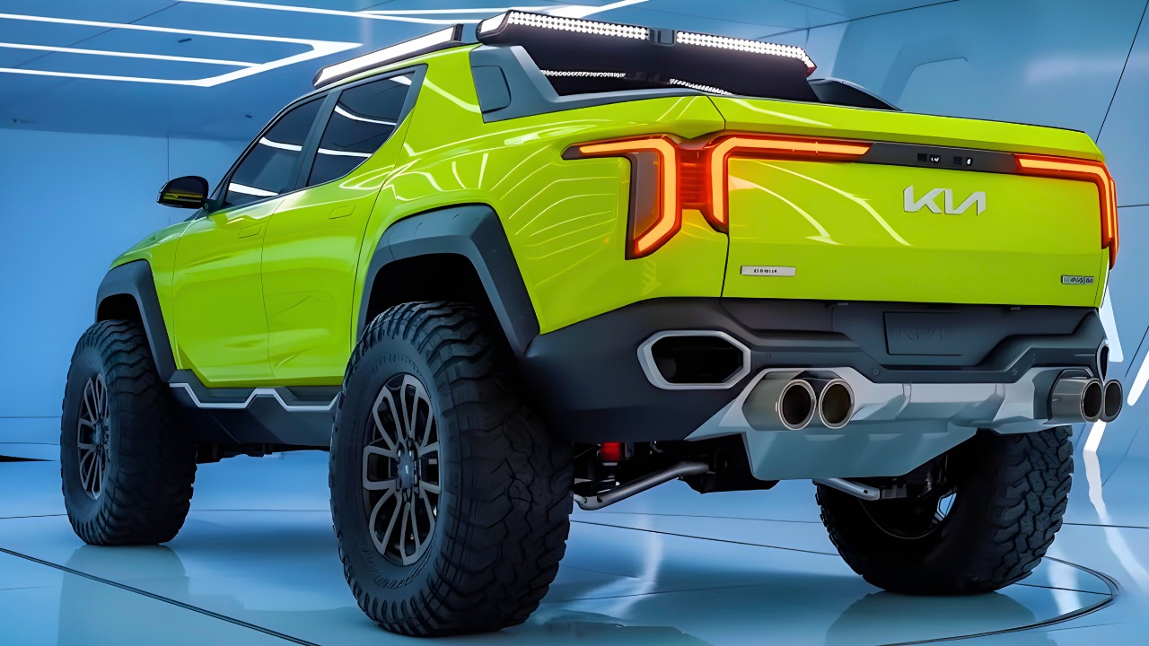 2026 Kia Tasman MONSTER - Rugged Exterior, Strong Powertrain and Confident Road Presence