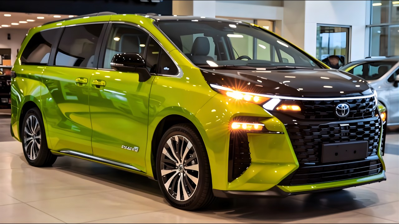 2026 Toyota Sienna Breaks Cover with Digital Cabin Changes and Family-Focused Features