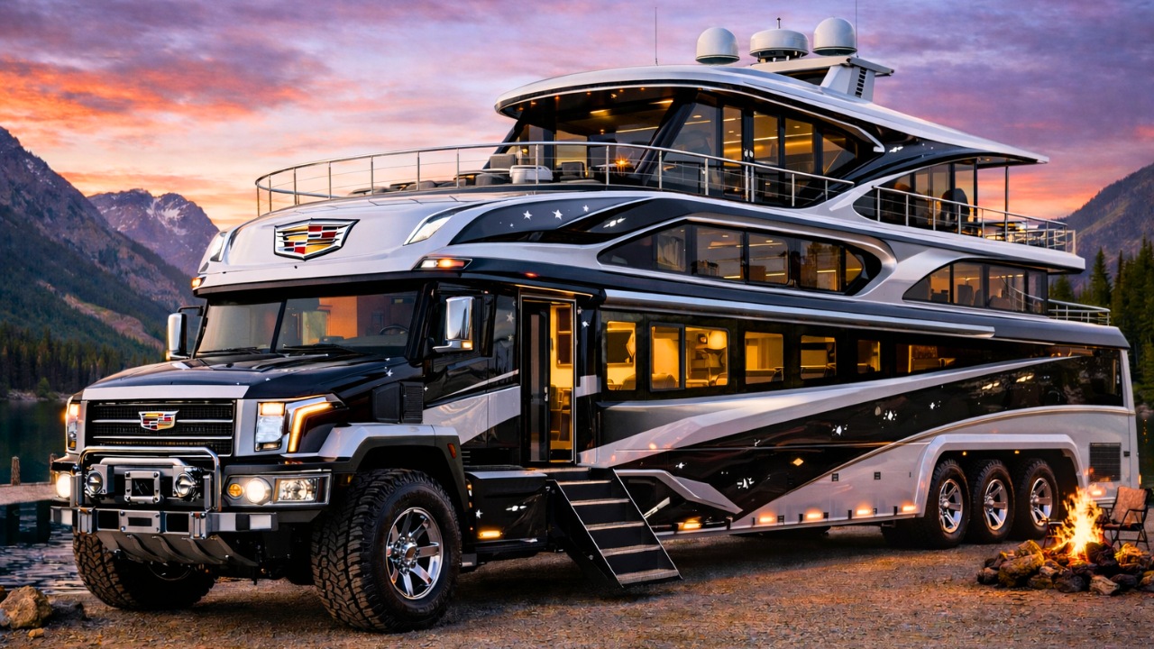 2026 Cadillac Home-on-Wheels Comes with Massive Interior and High Power