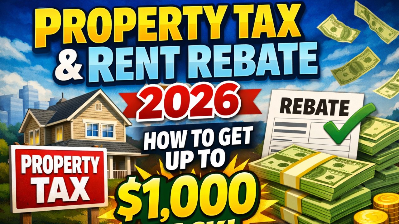 Property Tax & Rent Rebate 2026: How to Get Up to $1,000 Back